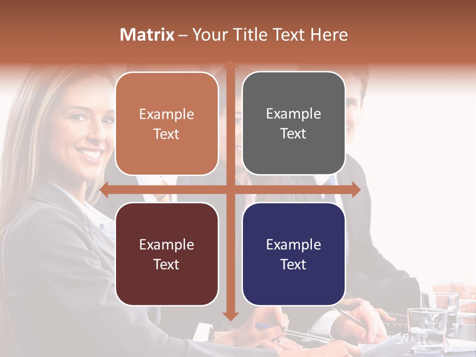 Career Workplace Businesswoman PowerPoint Template