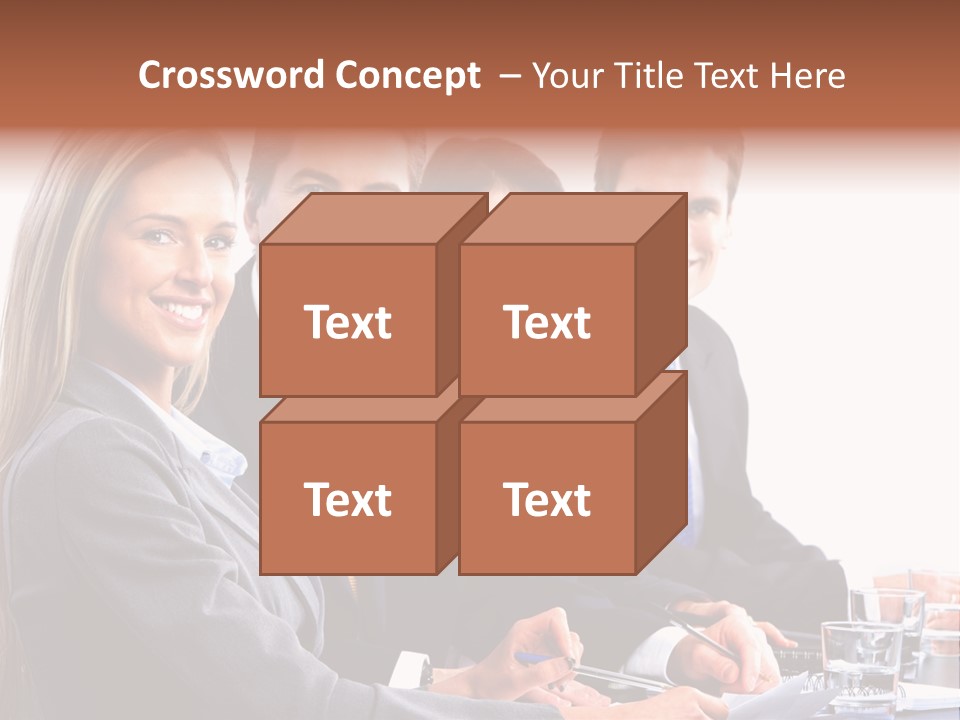 Career Workplace Businesswoman PowerPoint Template