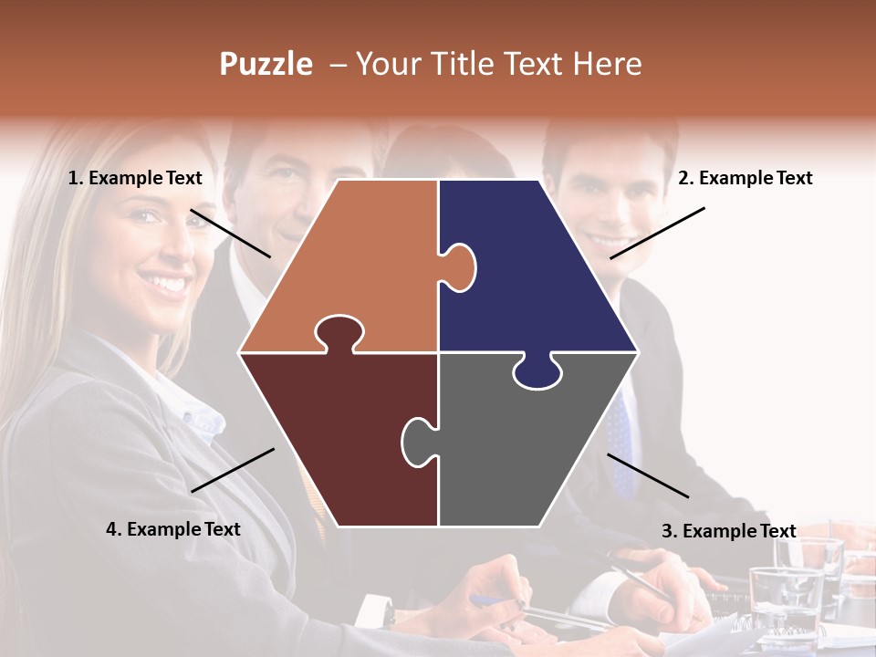 Career Workplace Businesswoman PowerPoint Template