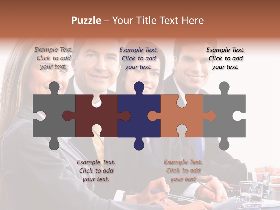 Career Workplace Businesswoman PowerPoint Template