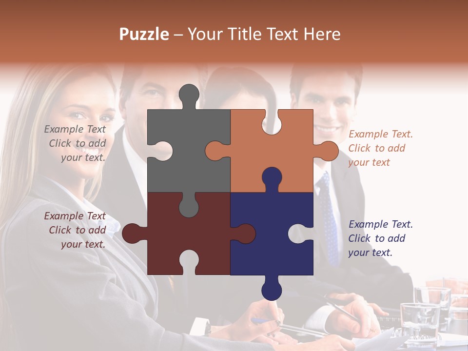 Career Workplace Businesswoman PowerPoint Template