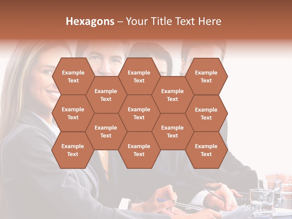 Career Workplace Businesswoman PowerPoint Template