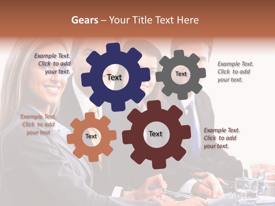 Career Workplace Businesswoman PowerPoint Template