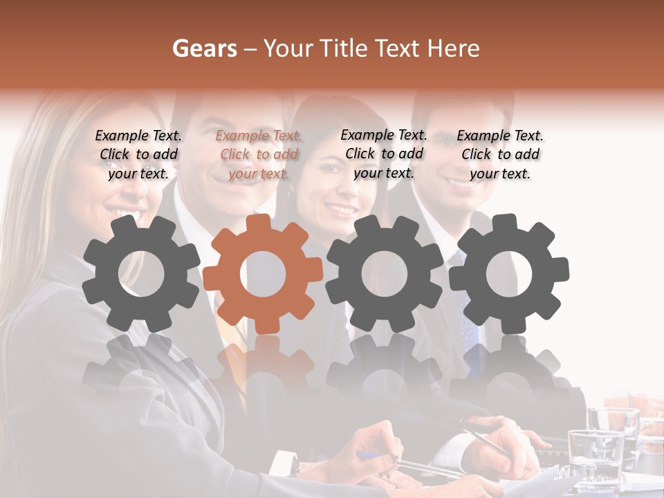 Career Workplace Businesswoman PowerPoint Template