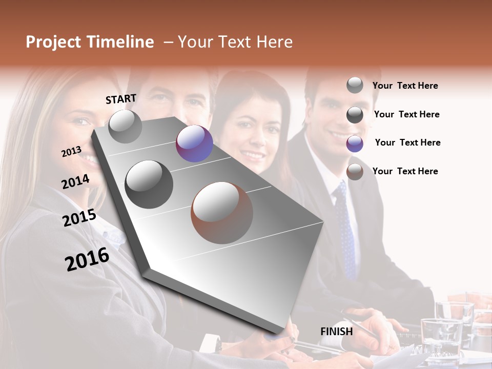 Career Workplace Businesswoman PowerPoint Template