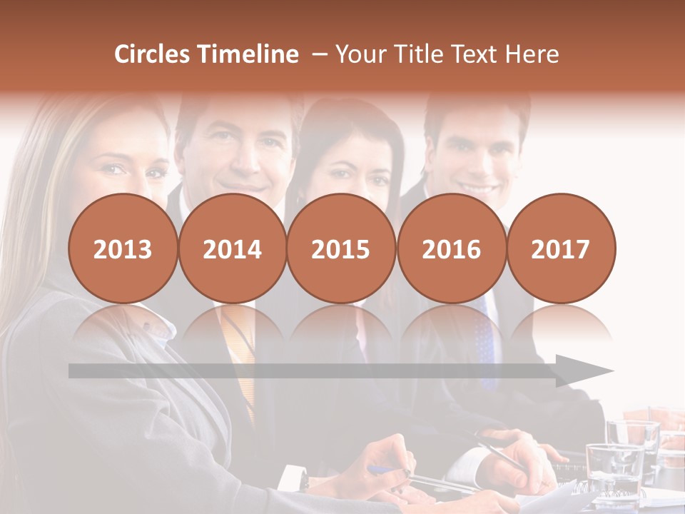 Career Workplace Businesswoman PowerPoint Template