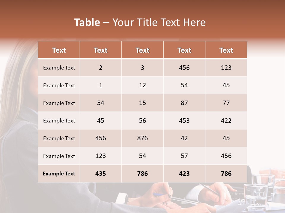 Career Workplace Businesswoman PowerPoint Template