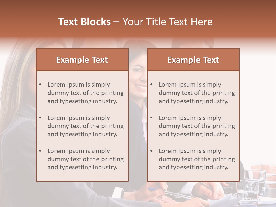 Career Workplace Businesswoman PowerPoint Template