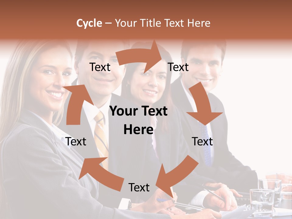 Career Workplace Businesswoman PowerPoint Template