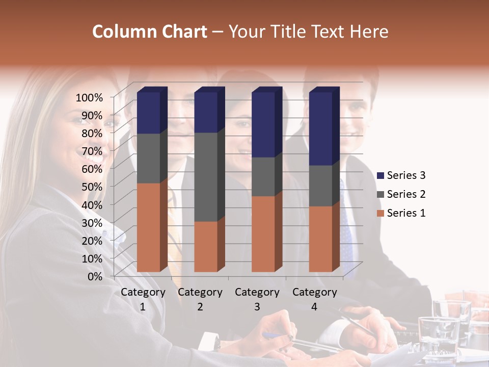 Career Workplace Businesswoman PowerPoint Template