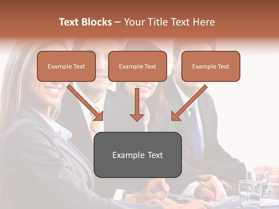 Career Workplace Businesswoman PowerPoint Template