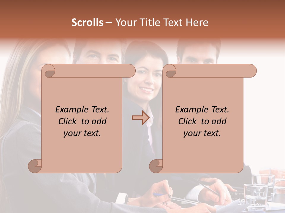 Career Workplace Businesswoman PowerPoint Template