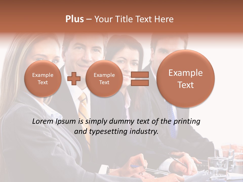 Career Workplace Businesswoman PowerPoint Template