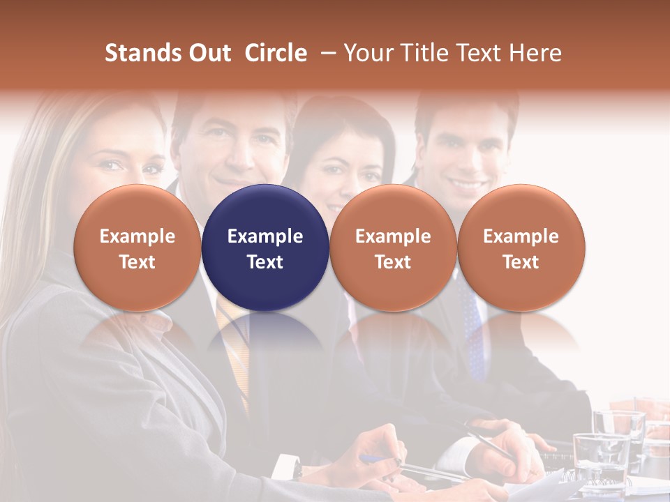 Career Workplace Businesswoman PowerPoint Template