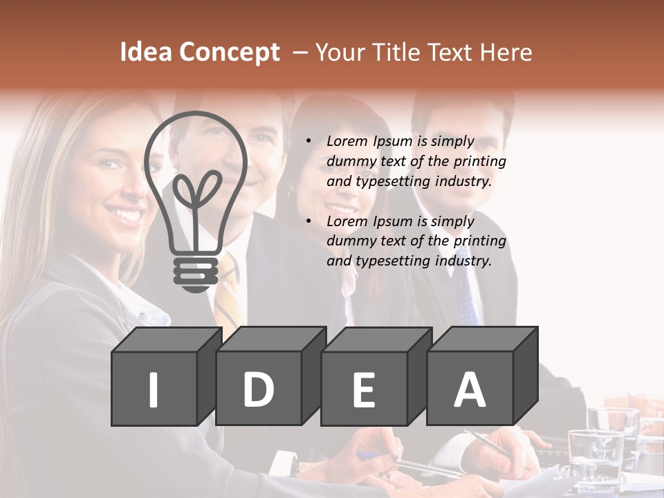 Career Workplace Businesswoman PowerPoint Template