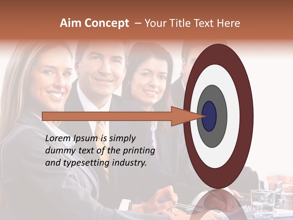 Career Workplace Businesswoman PowerPoint Template