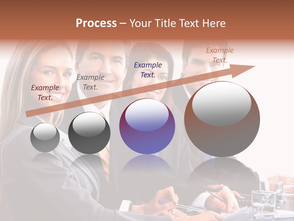 Career Workplace Businesswoman PowerPoint Template