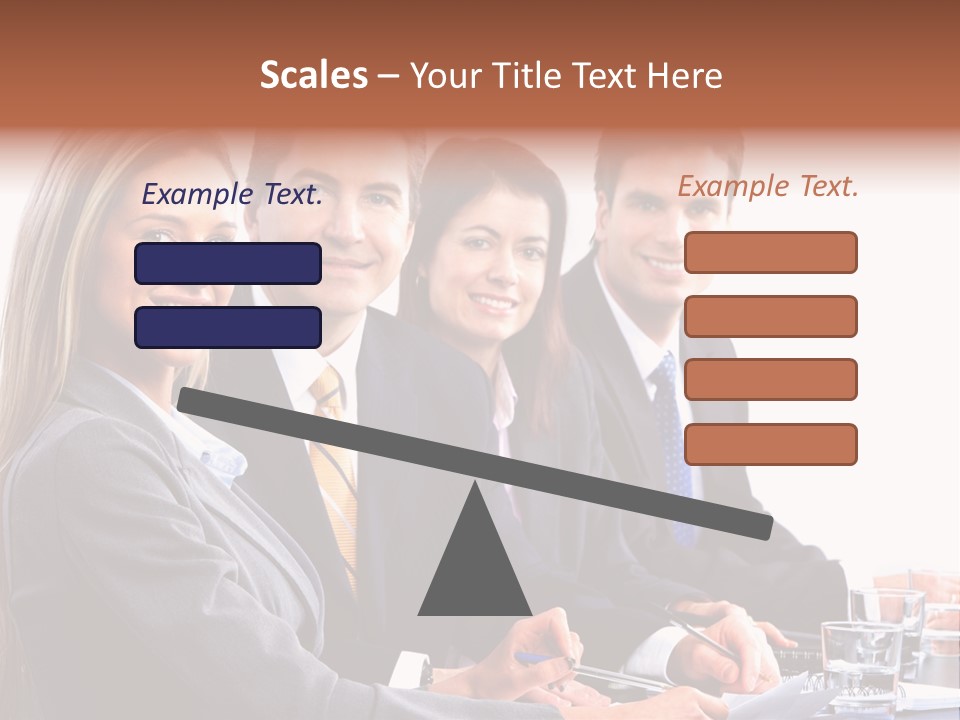 Career Workplace Businesswoman PowerPoint Template