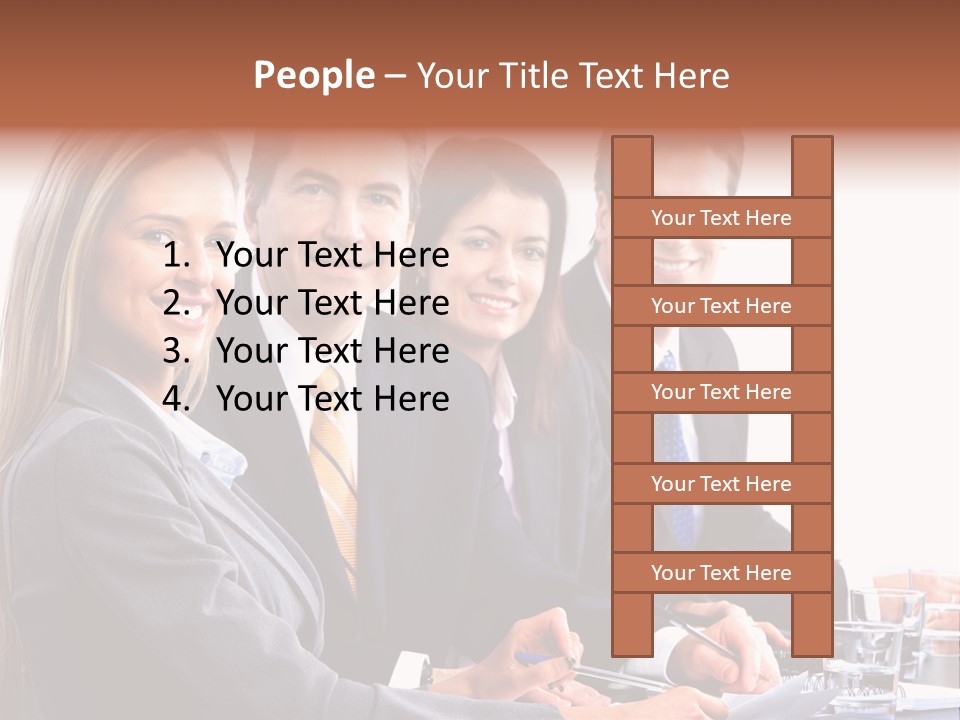 Career Workplace Businesswoman PowerPoint Template