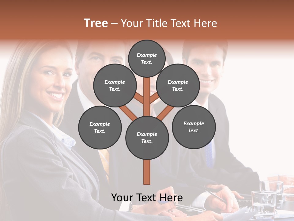 Career Workplace Businesswoman PowerPoint Template