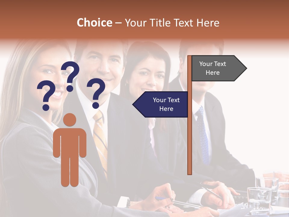 Career Workplace Businesswoman PowerPoint Template