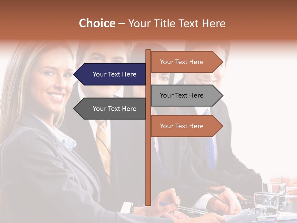 Career Workplace Businesswoman PowerPoint Template