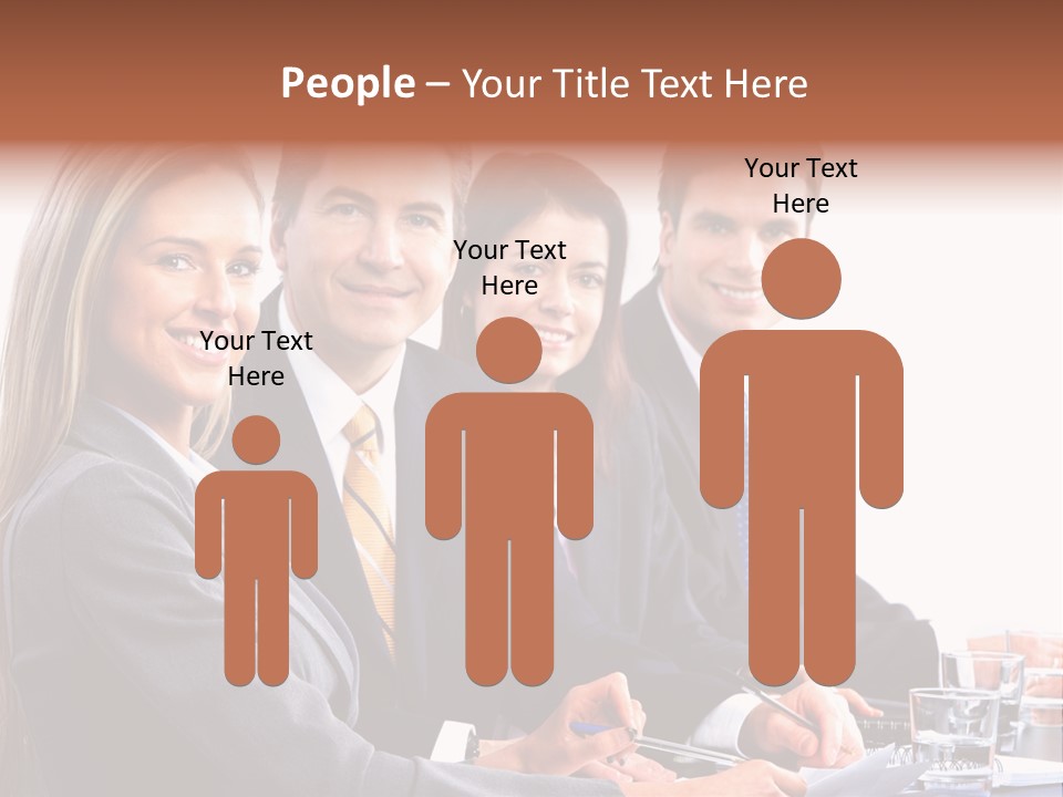 Career Workplace Businesswoman PowerPoint Template