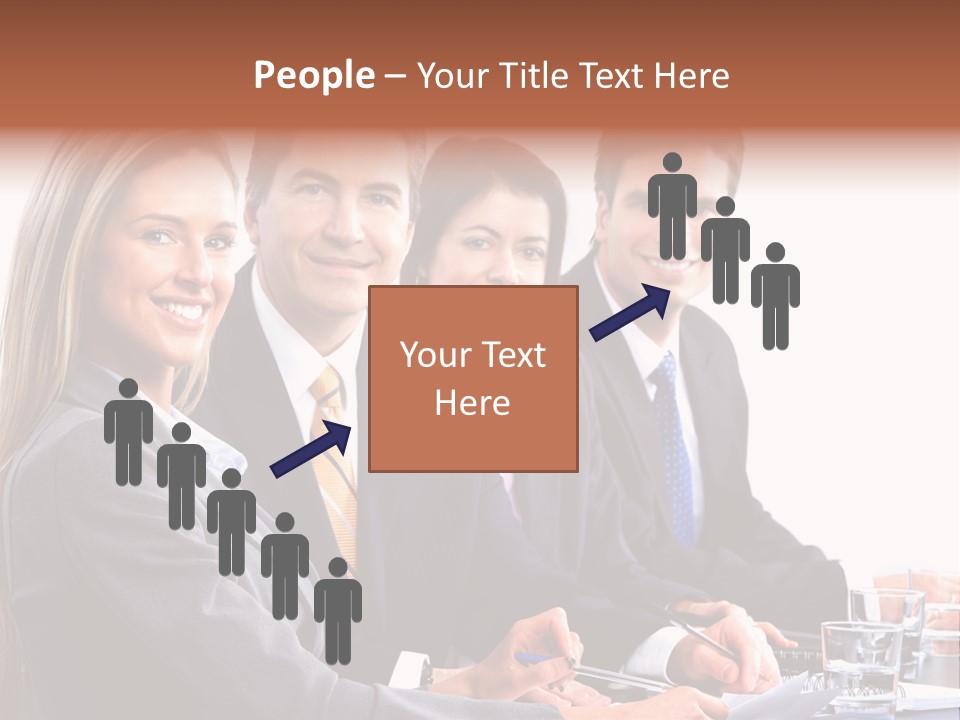 Career Workplace Businesswoman PowerPoint Template