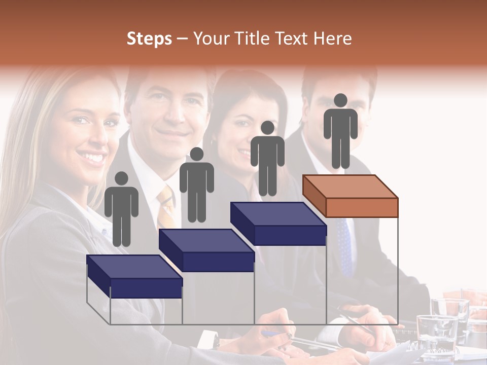 Career Workplace Businesswoman PowerPoint Template