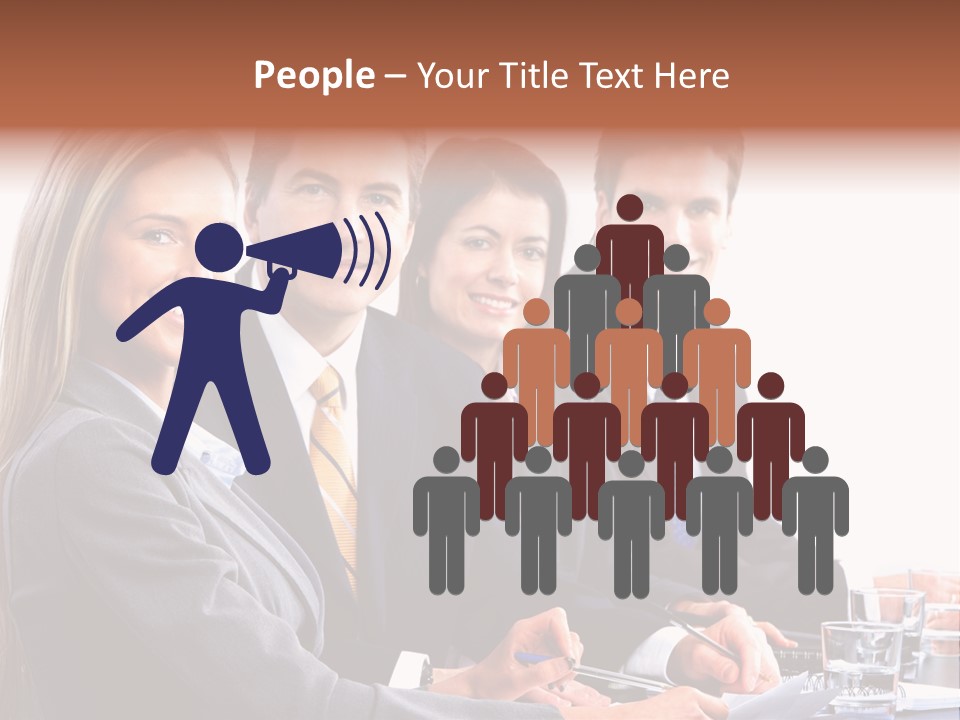 Career Workplace Businesswoman PowerPoint Template