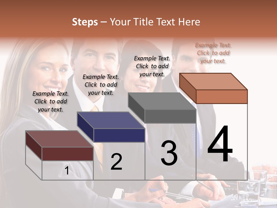 Career Workplace Businesswoman PowerPoint Template