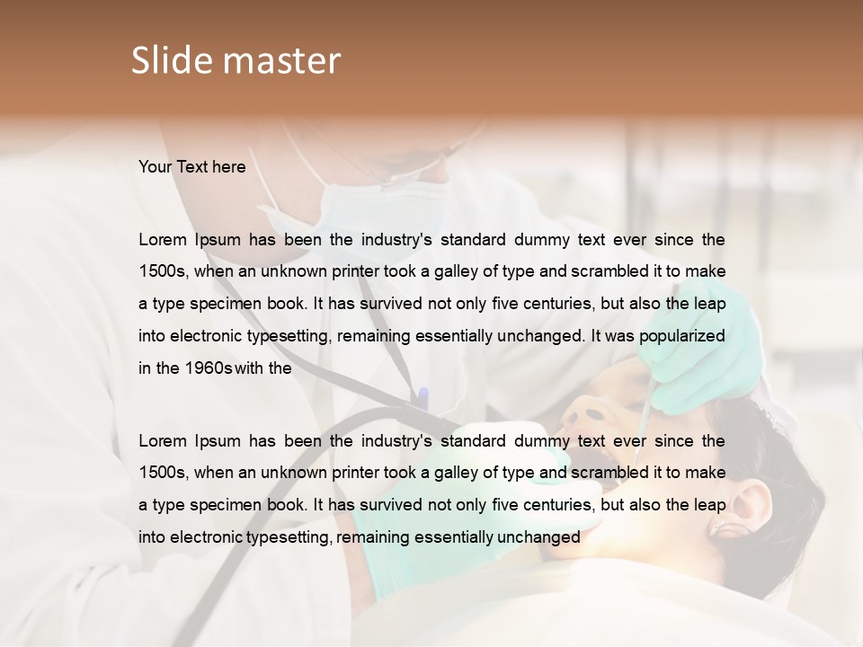 Medicine Woman Female PowerPoint Template