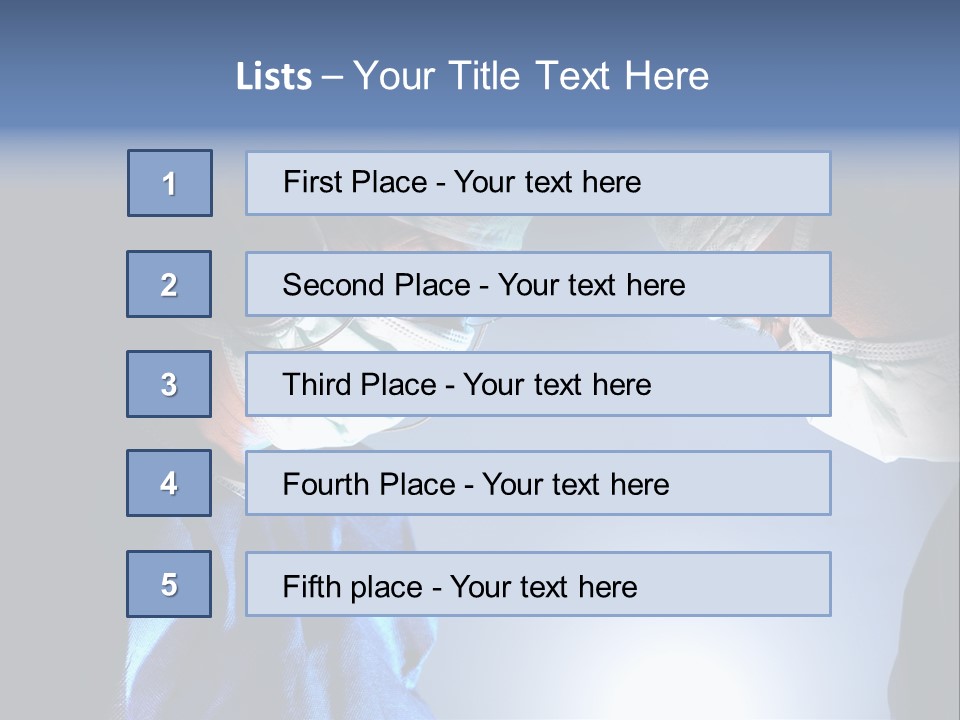 Stethoscope Job Sickness PowerPoint Template