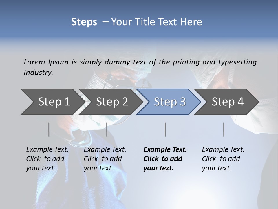 Stethoscope Job Sickness PowerPoint Template