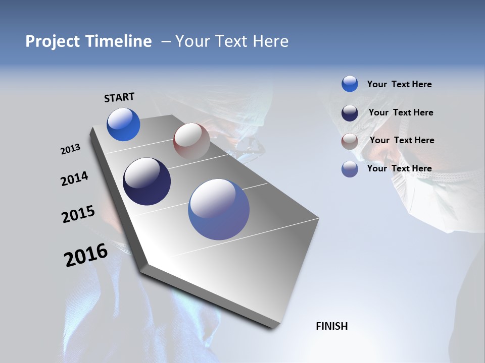 Stethoscope Job Sickness PowerPoint Template