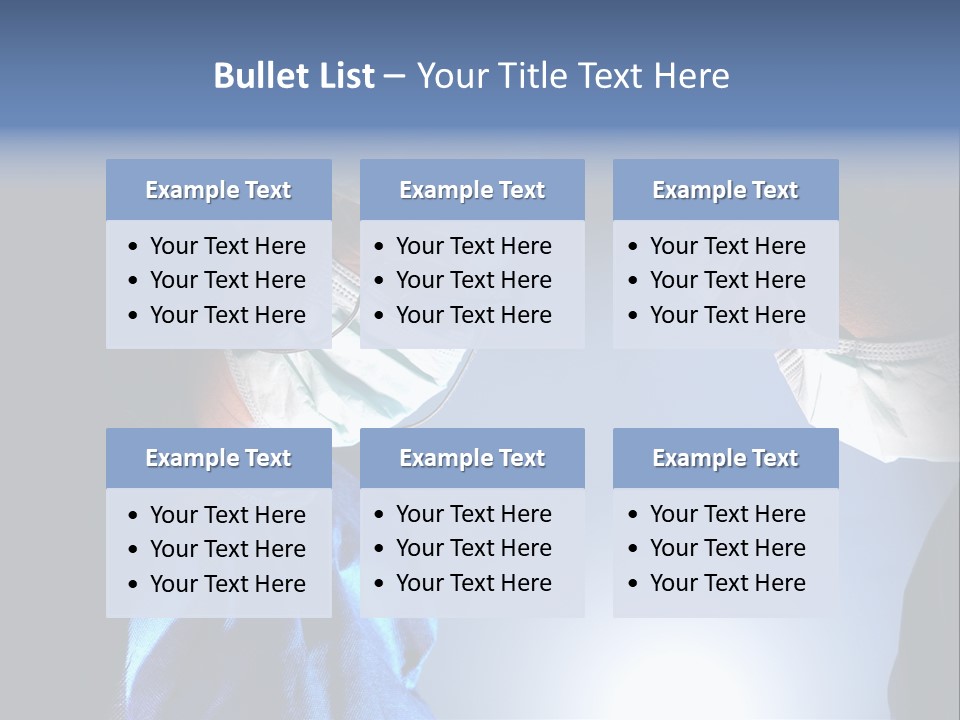 Stethoscope Job Sickness PowerPoint Template