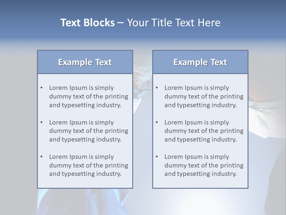 Stethoscope Job Sickness PowerPoint Template
