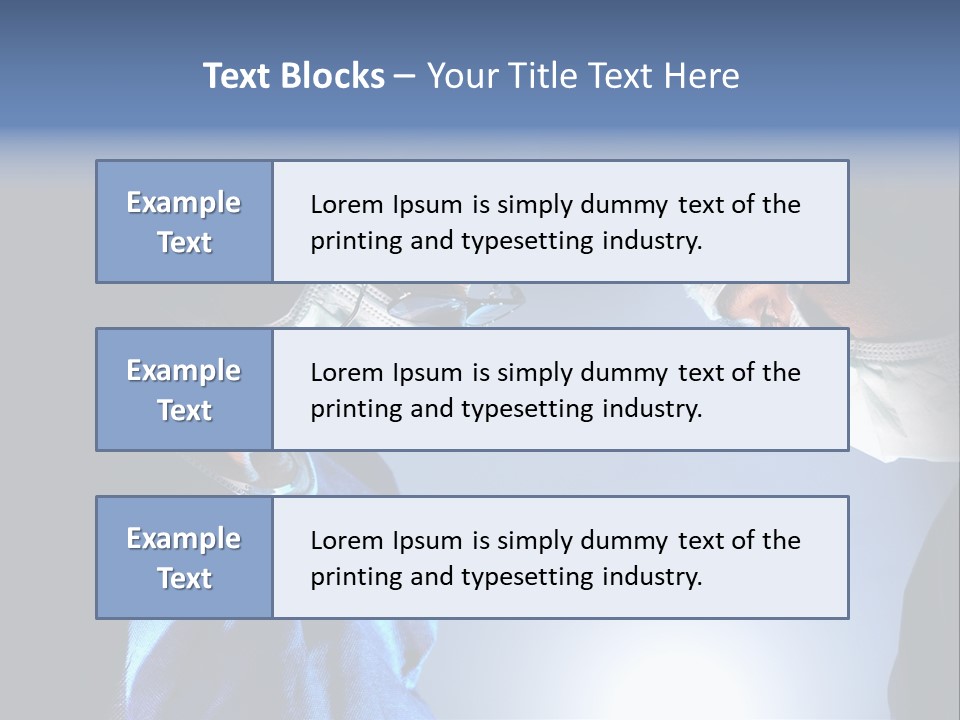 Stethoscope Job Sickness PowerPoint Template