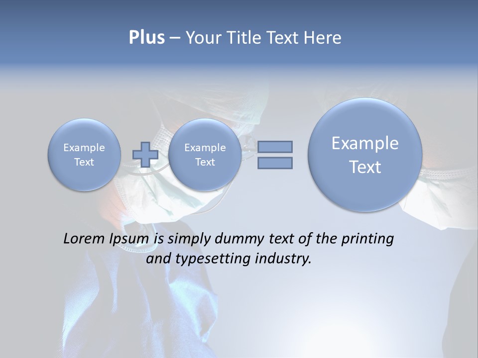 Stethoscope Job Sickness PowerPoint Template