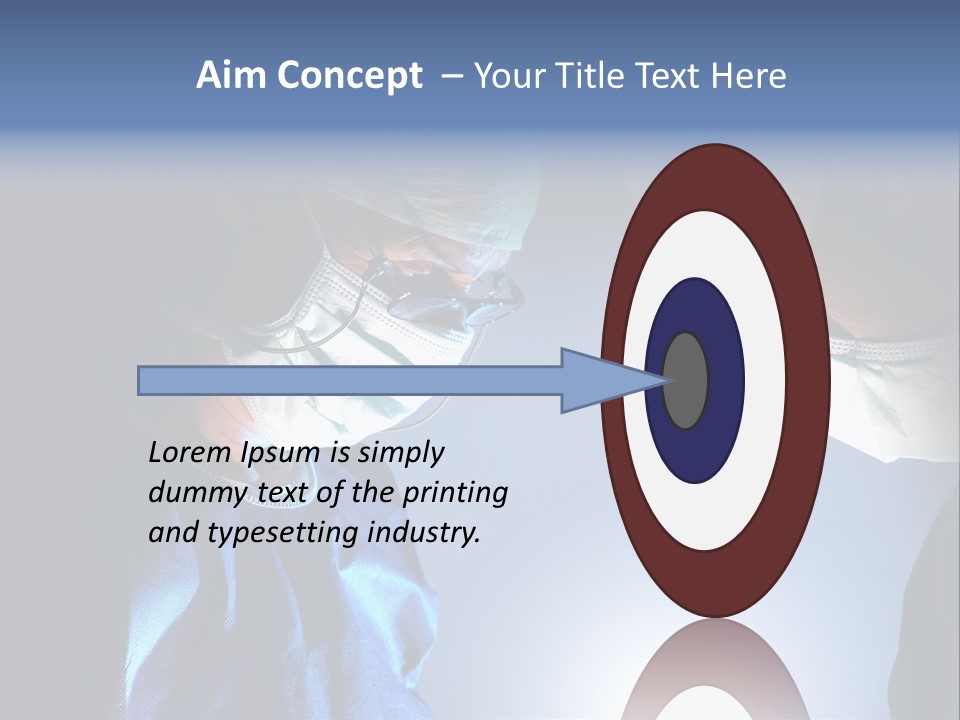 Stethoscope Job Sickness PowerPoint Template