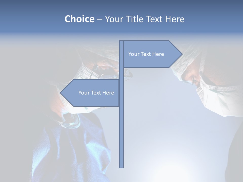 Stethoscope Job Sickness PowerPoint Template