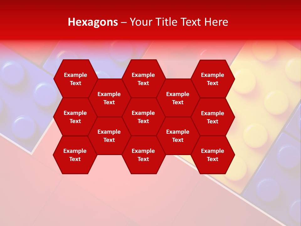 Color White Cube PowerPoint Template