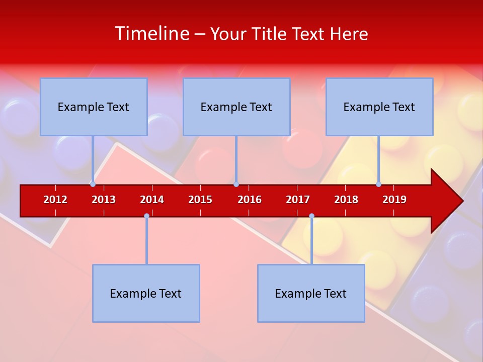 Color White Cube PowerPoint Template