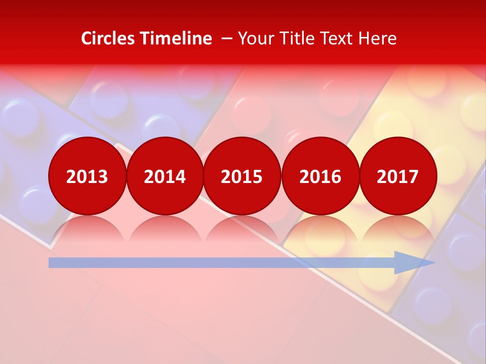 Color White Cube PowerPoint Template