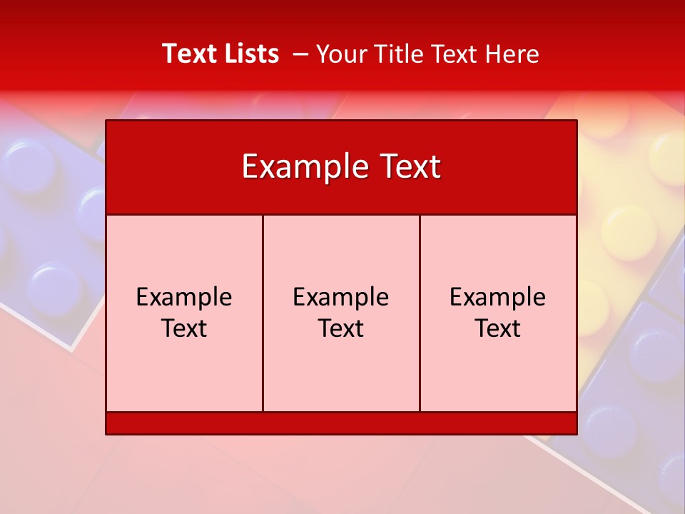 Color White Cube PowerPoint Template