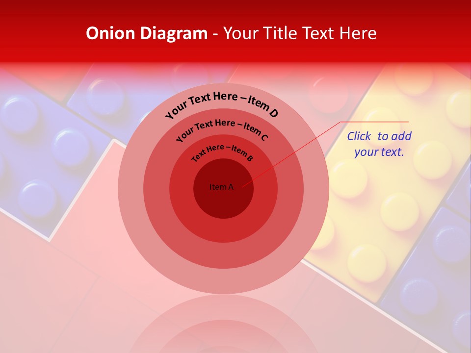 Color White Cube PowerPoint Template