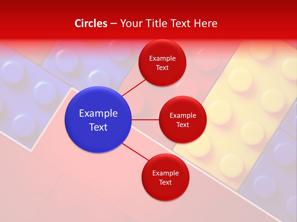 Color White Cube PowerPoint Template