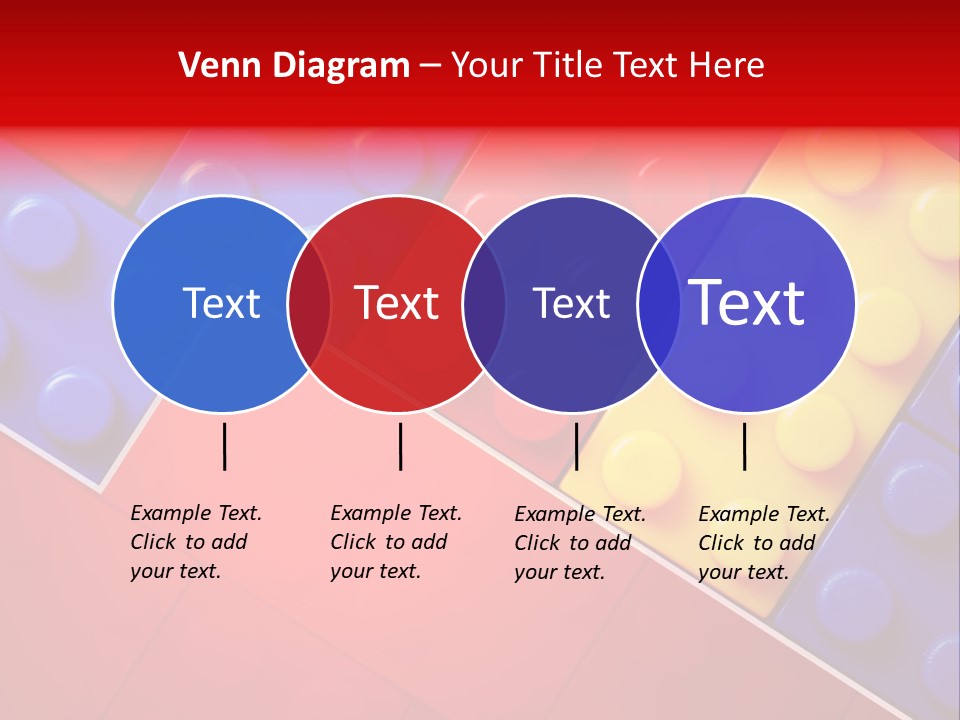Color White Cube PowerPoint Template