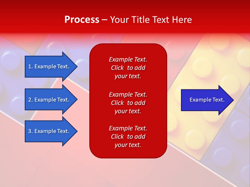Color White Cube PowerPoint Template