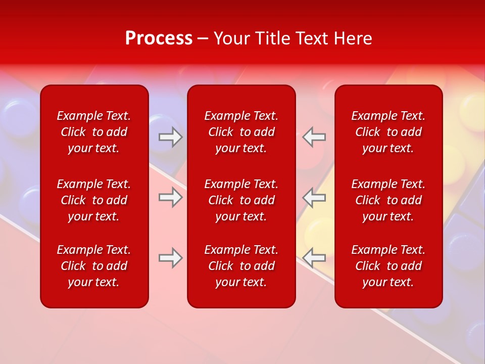 Color White Cube PowerPoint Template